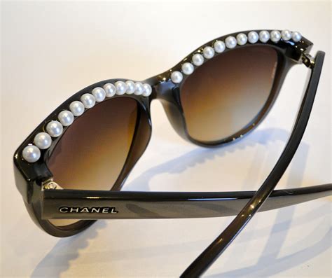 chanel vintagepink pearl sunglasses|authentic chanel sunglasses sale.